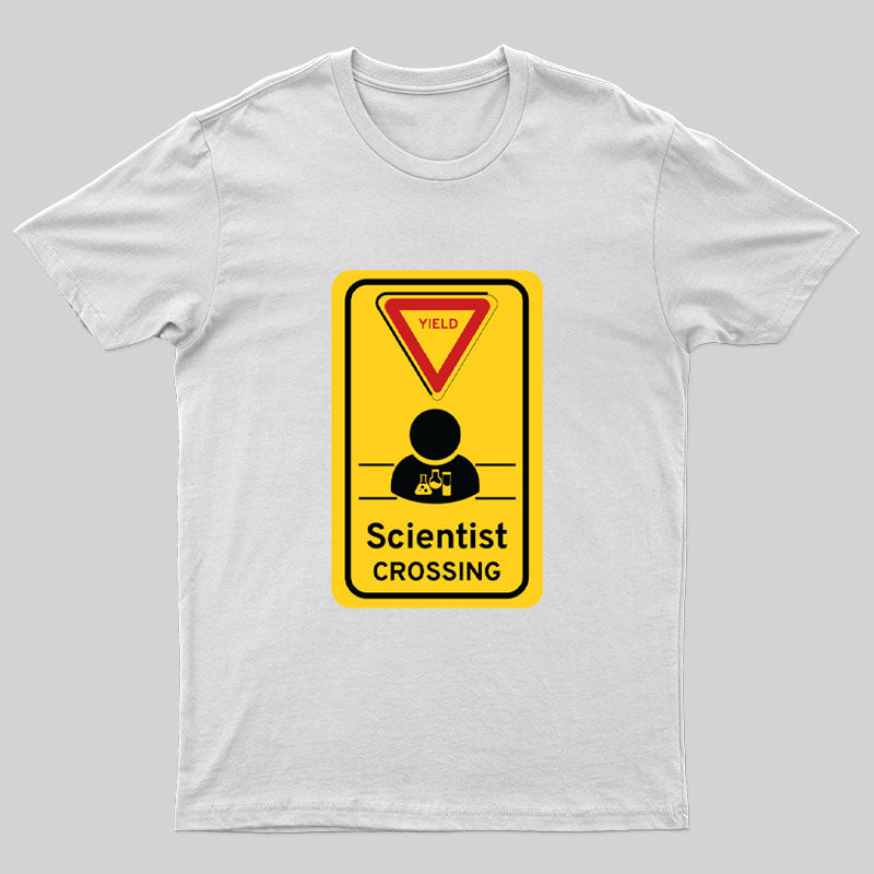Scientist Crossing Geek T-Shirt