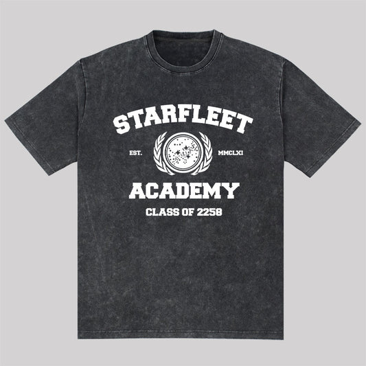 Starfleet Acadmey Class of 2258 Washed T-Shirt