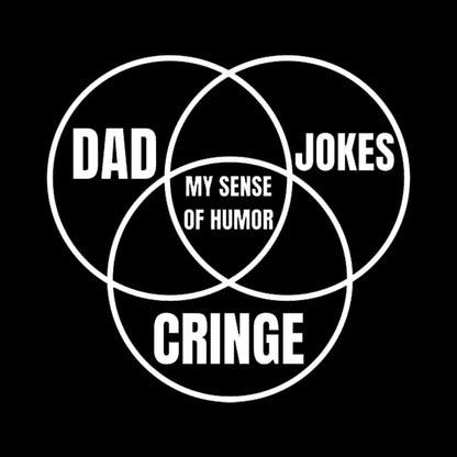 Dad Jokes Cringe My Sense of Humor Nerd T-Shirt
