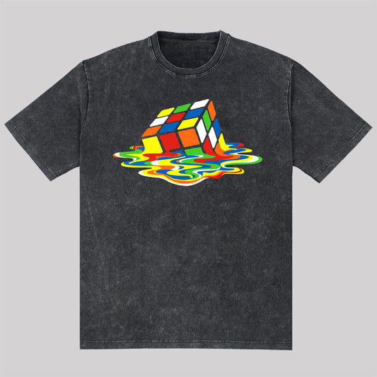 Magic Cube Colourful Washed T-Shirt