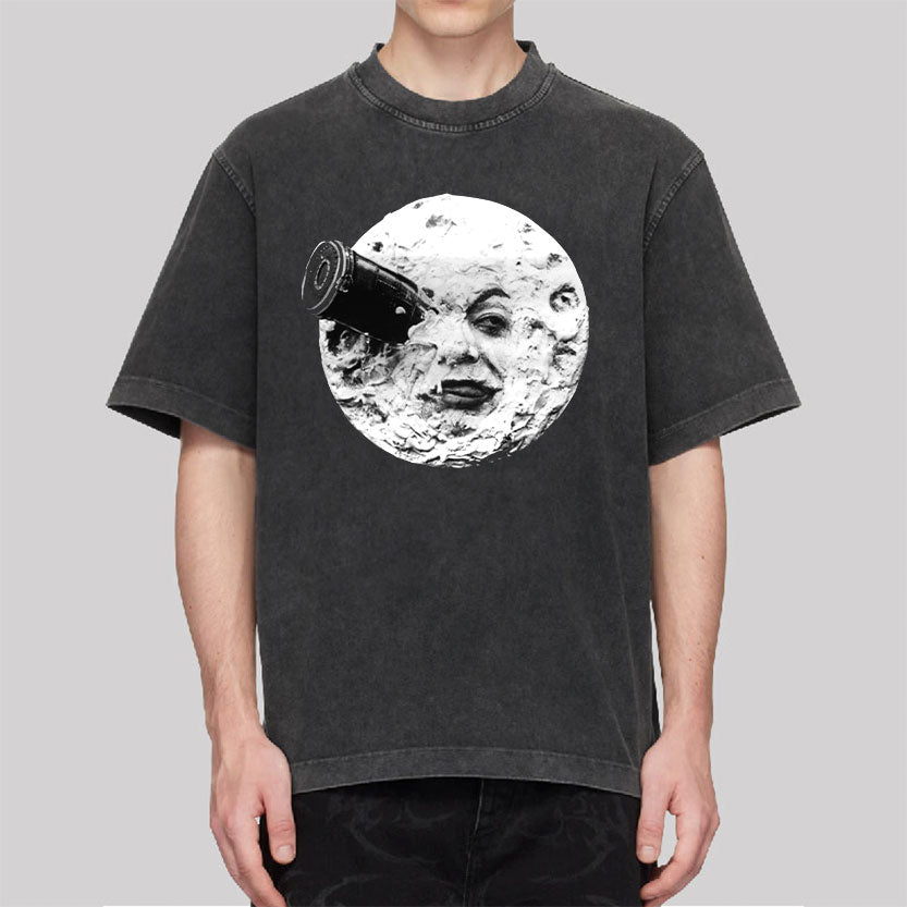 Le Voyage Dans La Lune Washed T-shirt