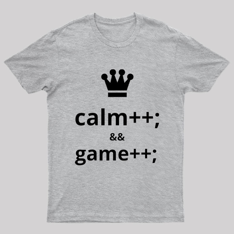 Computer Geek Keep Calm And Game More Nerd T-Shirt