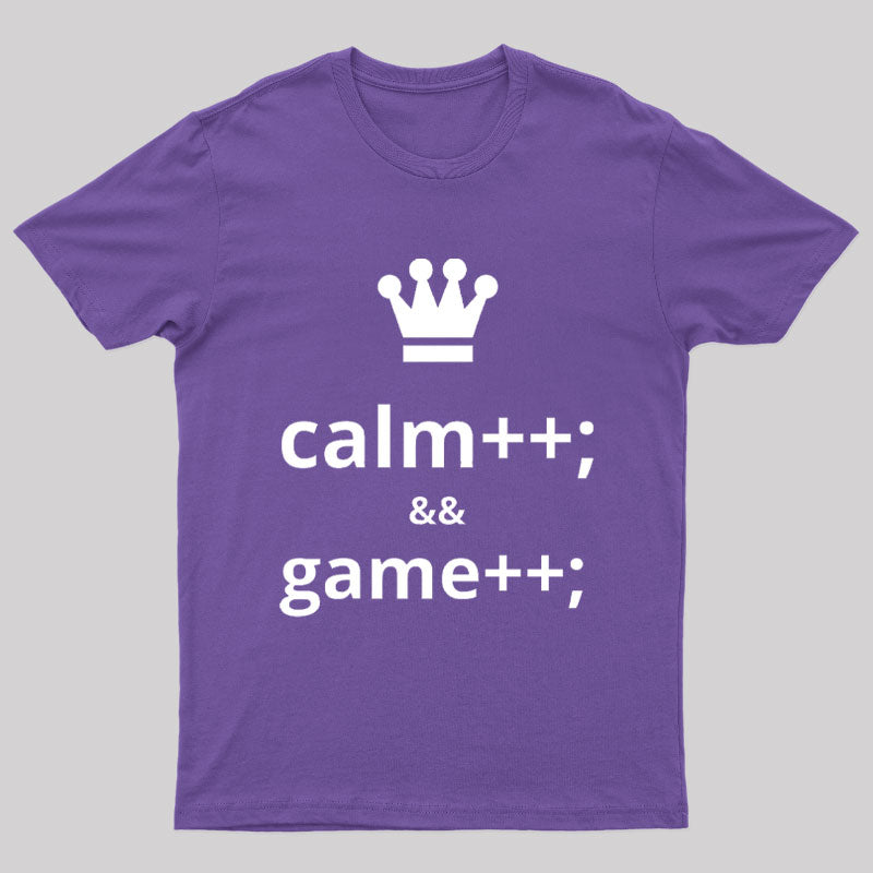 Computer Geek Keep Calm And Game More Nerd T-Shirt