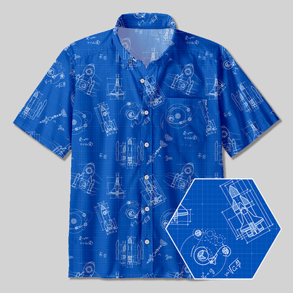 Aerospace Science Button Up Pocket Shirt