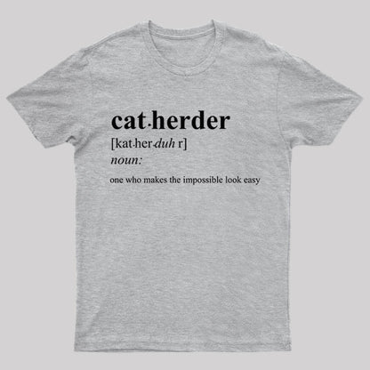 Cat Herder Geek T-Shirt