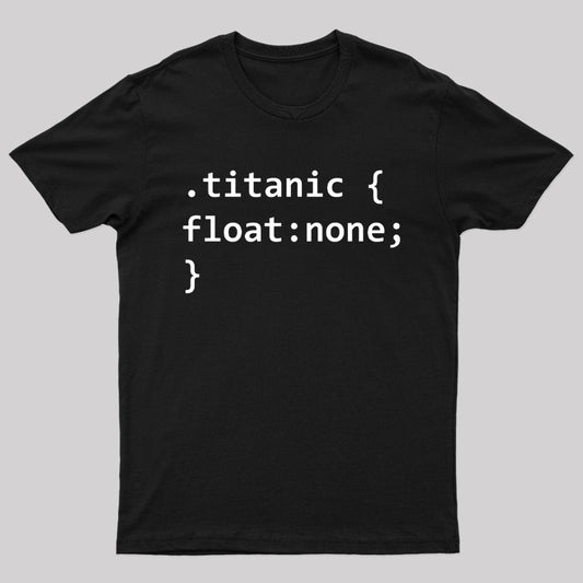 Titanic Code Geek T-Shirt
