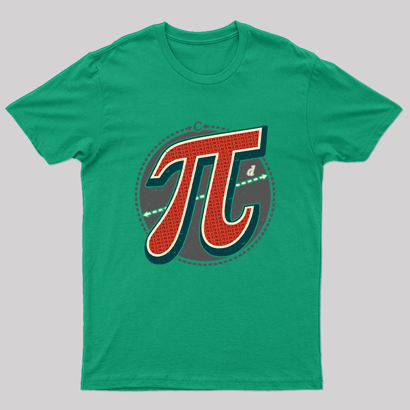 Vintage Pi Geek T-Shirt
