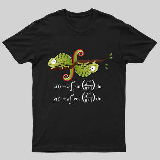 Euler Spiral Nerd T-Shirt