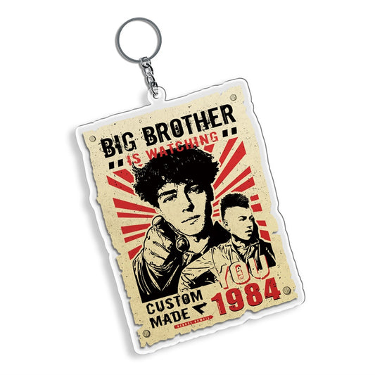 Personalized 1984 Big Brother Keychain