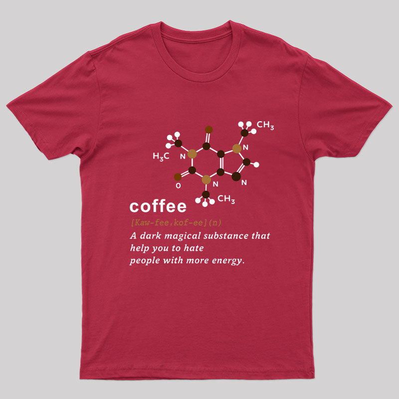 Coffee Molecular Formula T-Shirt