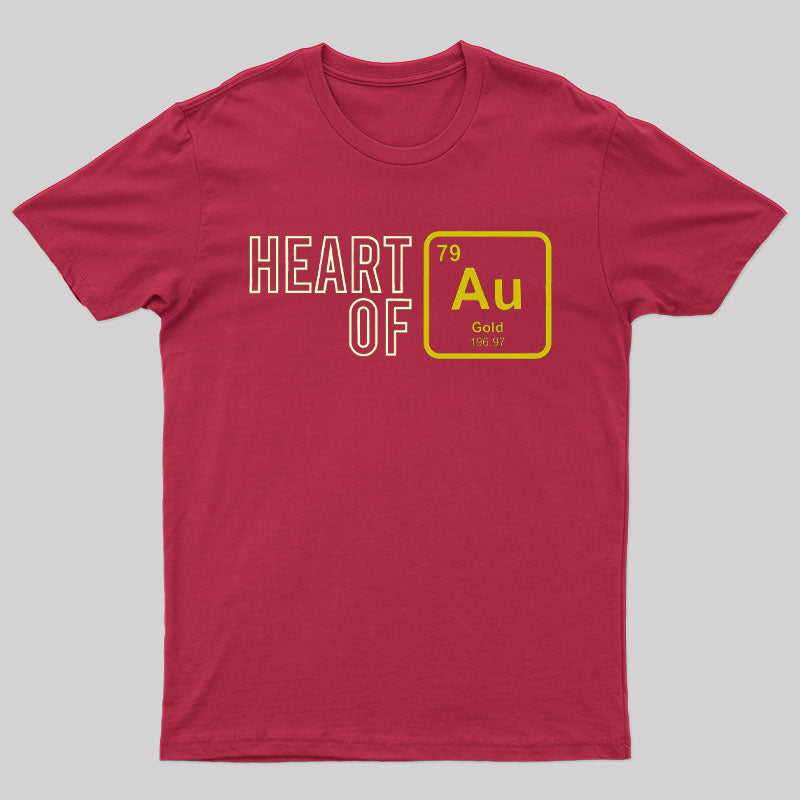 Heart of Gold Fun Chemistry T-Shirt