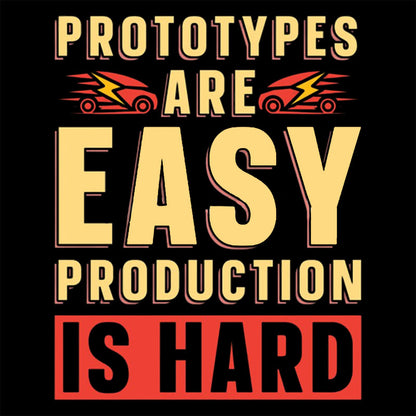 Prototypes Are Easy Robots on Men's Tall T-Shirt