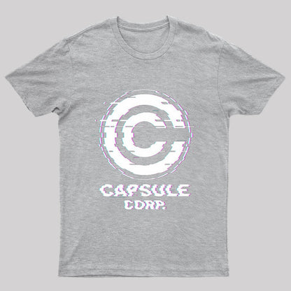 Glitch Capsule Corp Geek T-Shirt