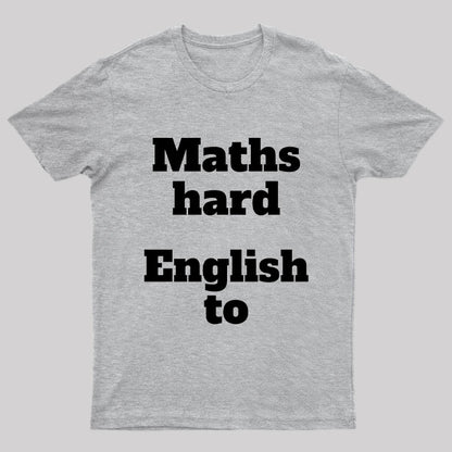 Grammar Mistake Nerd T-Shirt