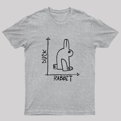 Funny Science Duck Rabbit Nerd T-Shirt