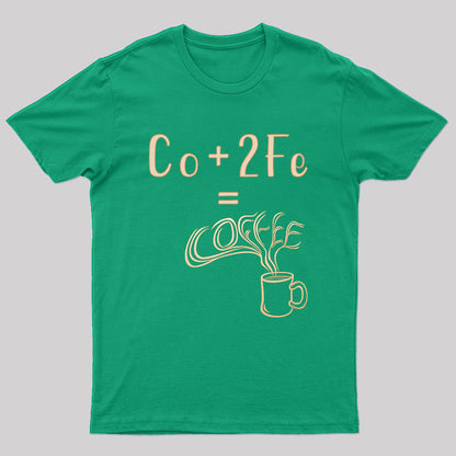 Coffee Elemental Chemistry Science T-Shirt