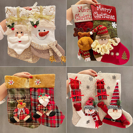 Gift Bag Decorative Christmas Socks