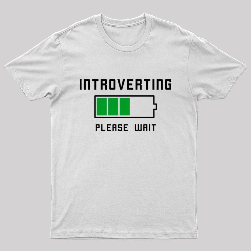 Funny Introvert Pun Humor T-Shirt