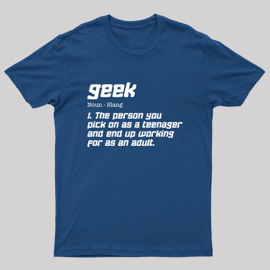 Geek Definition Nerd T-Shirt
