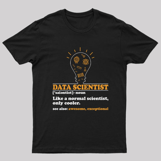 Funny Data Scientist Definition Computer Science T-Shirt