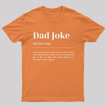 Dad Joke Definition Nerd T-Shirt
