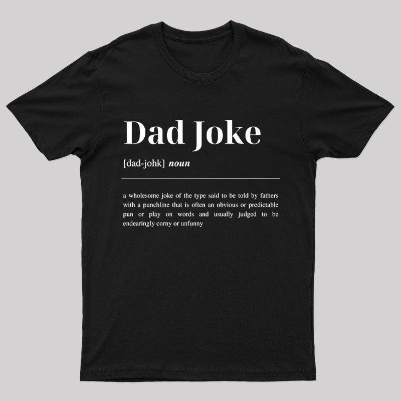 Dad Joke Definition Nerd T-Shirt