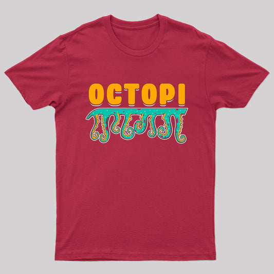 Funny Octopi Math Pi T-Shirt