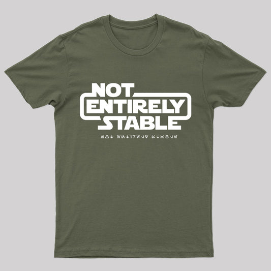 Not Entirely Stable Geek T-Shirt