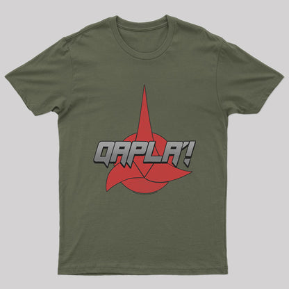 Cosmic Voyage Qapla Nerd T-Shirt