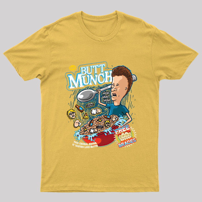 Butt Munch Cereal Nerd T-Shirt