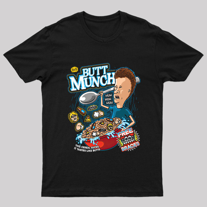 Butt Munch Cereal Nerd T-Shirt