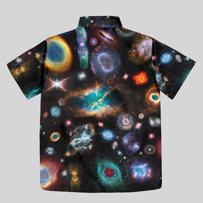 Cosmic Space Button Up Pocket Shirt