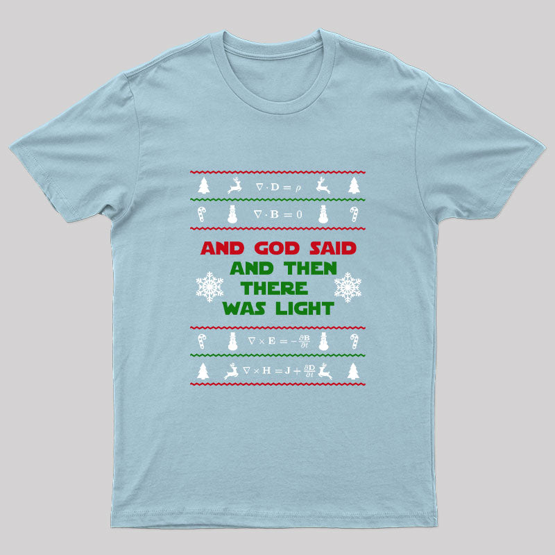 Christmas Physics Equations T-Shirt