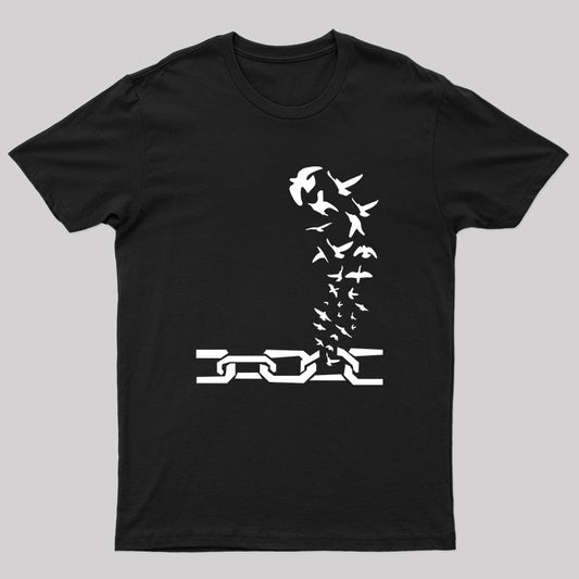 Birds Fly Out of The  Shackles T-Shirt