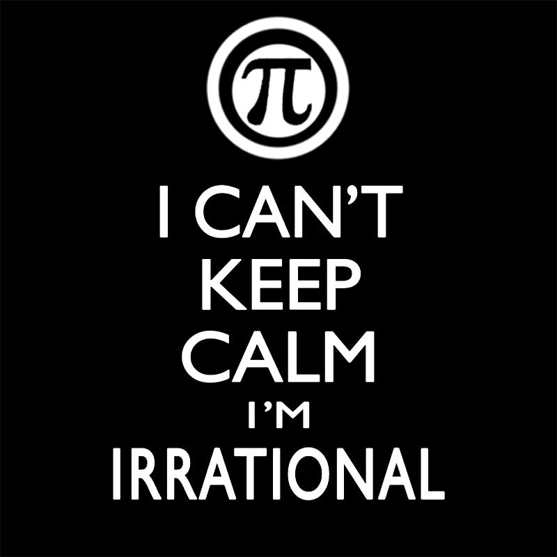 I Can't Keep Calm I'm Irrational Geek T-Shirt