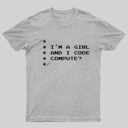 Women Programmer Geek T-Shirt