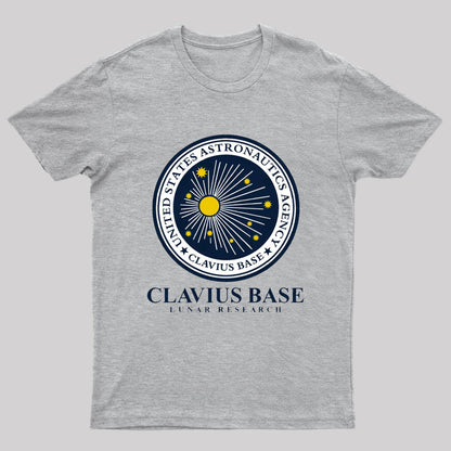 Clavius Base Lunar Research T-Shirt