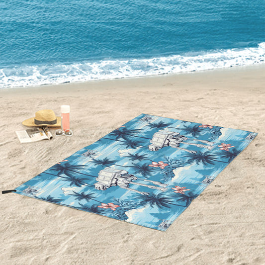 Imperial Walker Blue Hawaiian Quick Drying Beach Towel