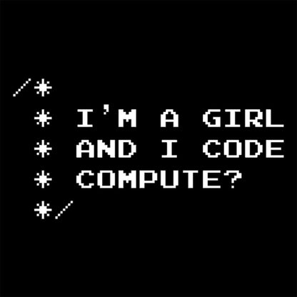 Women Programmer Geek T-Shirt