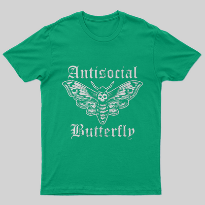 Funny Antisocial Butterfly T-Shirt
