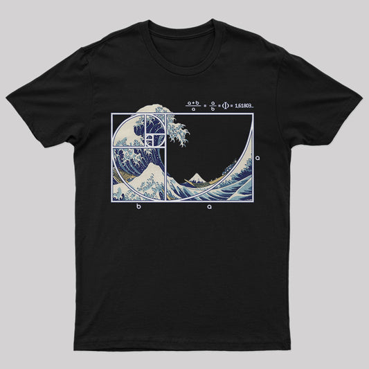 The Great Fibonacci Wave Science Geek T-Shirt