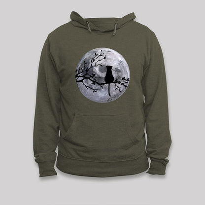 The Cat and the Moon Hoodie