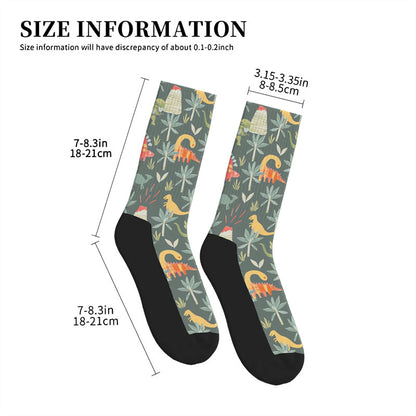 Dinosaur Primordial Forest Men's Socks