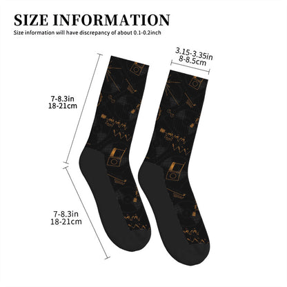 NASA Voyager One Gold Disc Men's Socks