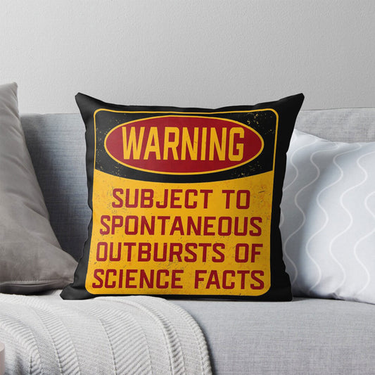 Science Warning Pillowcase