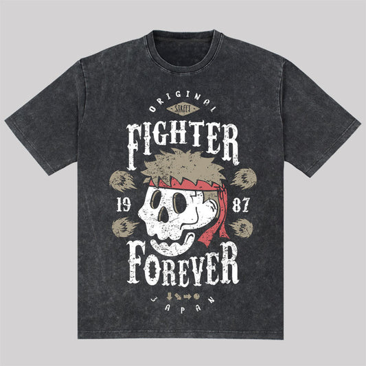 Fighter Forever Ryu Washed T-Shirt