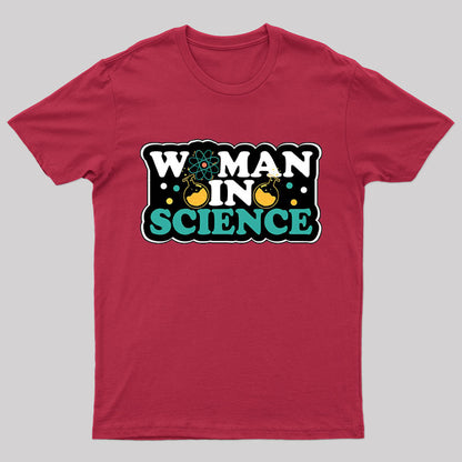 Woman In Science Nerd T-Shirt