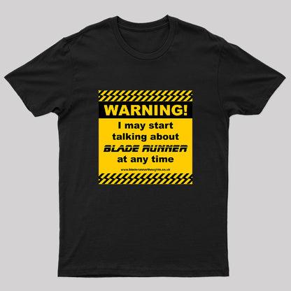 Blade Runner Warning 01 T-Shirt