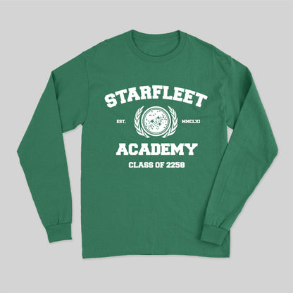 Starfleet Acadmey Class of 2258 White Long Sleeve T-Shirt