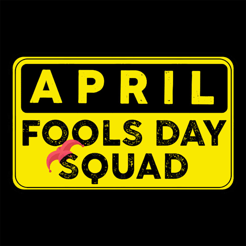 Funny April Fool's Day Squad Nerd T-Shirt